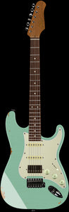 Suhr Select Classic S Antique HSS Guitar, Roasted Neck, Surf Green