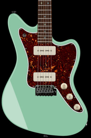 Suhr Select Classic JM Guitar, Roasted Neck, Surf Green