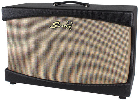 Swart 2x12 Stereo Speaker Cabinet, Dark Tweed