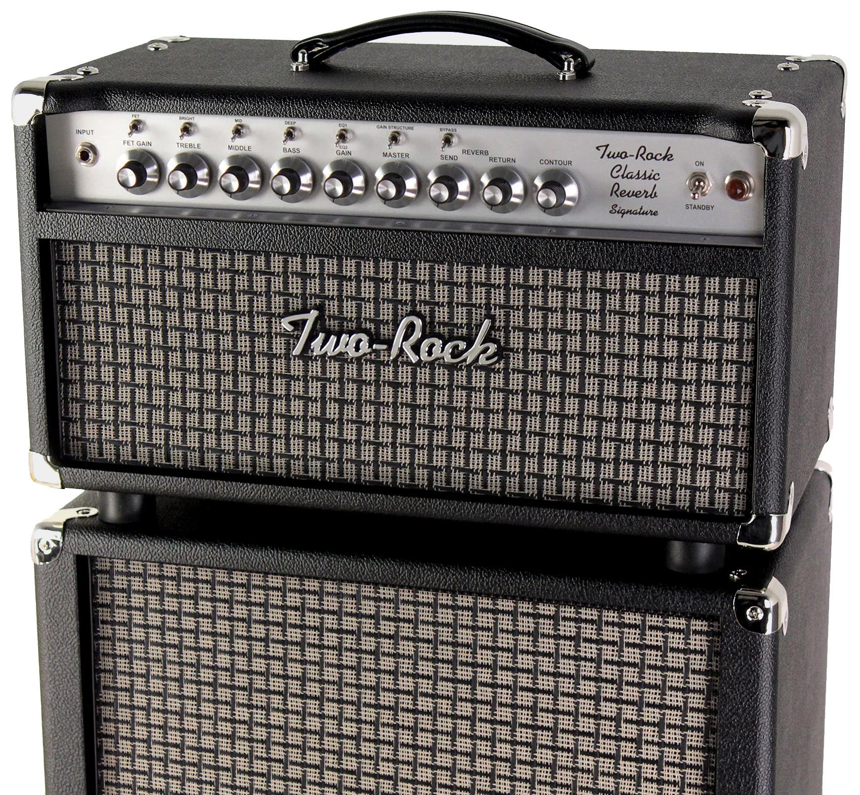 Two-Rock Classic Reverb Signature 100/50 Head, 2x12 Cab, Silverface, B ...