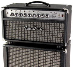 Two-Rock Classic Reverb Signature 40/20 Head, 2x12 Cab, Silverface, Black, Large Check Grille