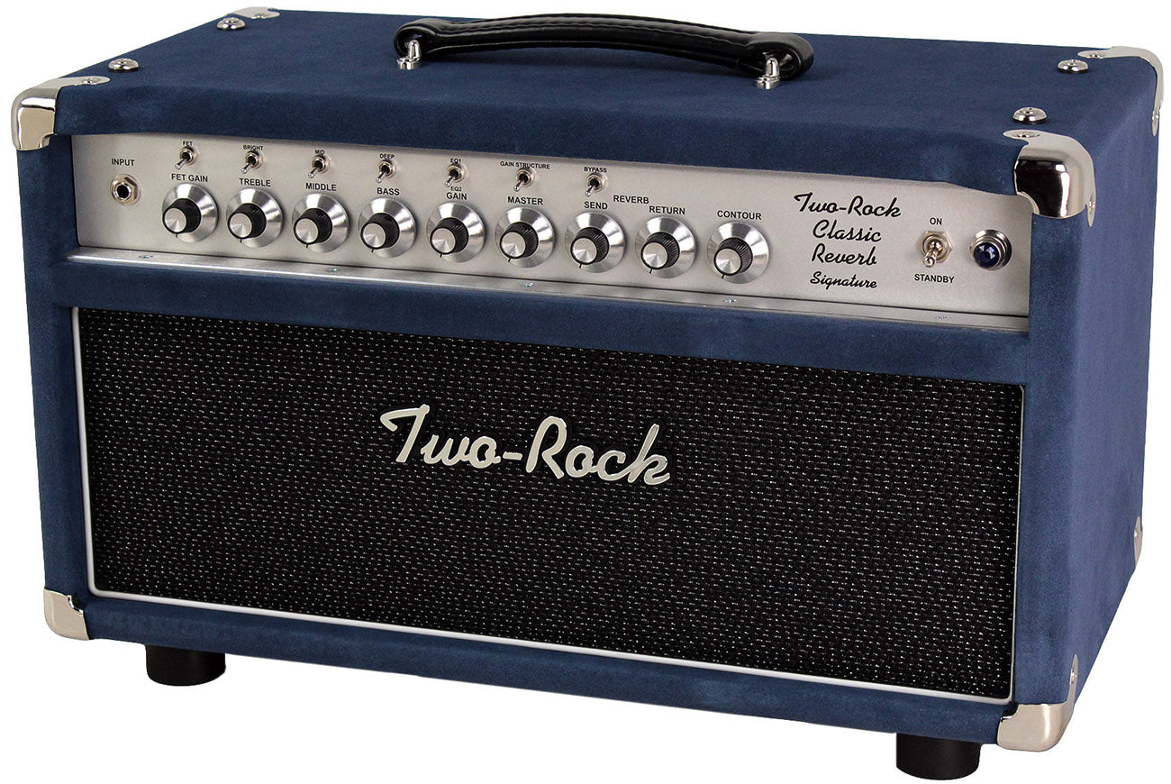 Two-Rock Classic Reverb Signature 100/50 Head, 2x12 Cab, Navy Blue