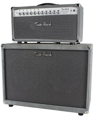 Two-Rock Silver Sterling Signature 150/75 Head, 2x12 Horizontal Cab, Silver Suede