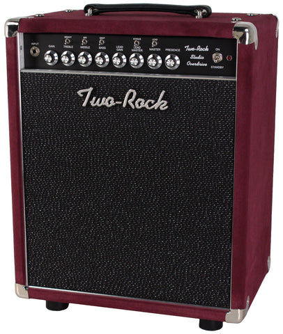Two-Rock Studio Overdrive 1x12 Combo Amplifier, Burgundy Suede - Humbucker Music