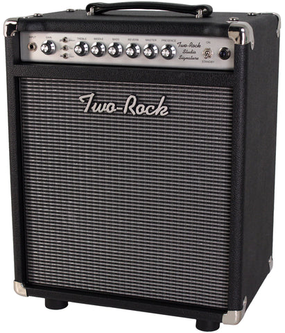 Two-Rock Studio Signature 1x12 Combo Amplifier, Black, Vintage Silver Grille, Silverface