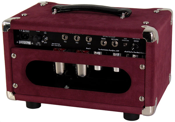 Two-Rock Studio Signature Head, 1x12 Closed Back Cab, Maroon Suede ...