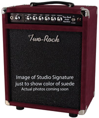 Two-Rock Studio Overdrive 1x12 Combo Amplifier, Burgundy Suede