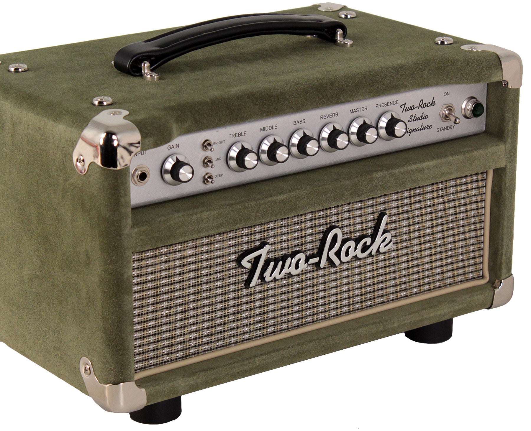 Two-Rock Studio Signature Head, 1x12 Cab, Moss Green Suede