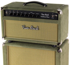 Two-Rock Traditional Clean 100/50 Head, 2x12 Cab, Moss Green Suede