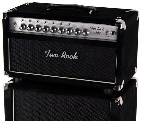 Two-Rock TS1 Tone Secret 100/50 Watt Head, 2x12 Cab, Black Suede, Black Grill