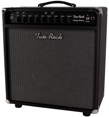 Two-Rock Vintage Deluxe 35 Tube Rectified 1x12 Combo, Black Bronco, Silver
