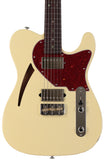 Suhr Select Alt T Cat's Eye Guitar, Vintage White, Tortoise Shell - Humbucker Music
