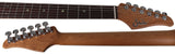 Suhr Select Alt T Cat's Eye Guitar, Vintage White, Tortoise Shell - Humbucker Music