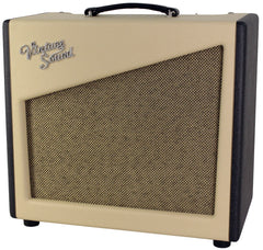 Vintage Sound Retro 25 1x12 Combo Amp, Blonde, Black, Gold Sparkle Grille