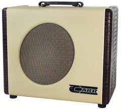 Carr Mercury V 1x12 Combo Amp, Cream, Brown Gator