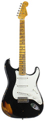 Fender Custom Shop 1955 Heavy Relic Stratocaster - Aged Black over 2-Tone
