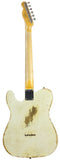 Fender Custom Shop 63 Heavy Relic Compound Radius Tele - Aged Olympic White - NAMM