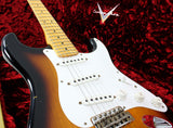 Fender Custom Shop Eric Clapton Journeyman Stratocaster Relic Guitar - 2-Tone Sunburst - Humbucker Music