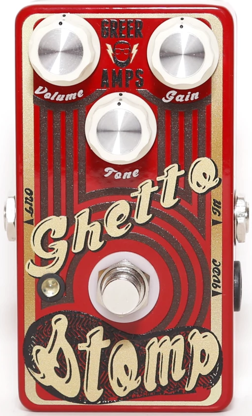 greer amps pedals Greer Ghetto Stomp Overdrive Distortion Pedal