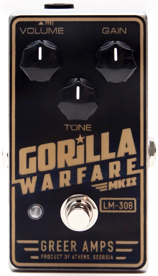 gorilla warfare pedal Greer Gorilla Warfare MKII Distortion Pedal