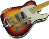 Nash TC-63 Guitar, 3 Tone Sunburst, Bigsby, Neck Humbucker