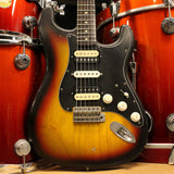 Nash S-67 HSH Guitar, 3-Tone Busrt, Light Aging
