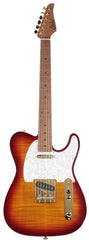 Suhr Classic T Deluxe Guitar, Limited Edition, Aged Cherry Burst