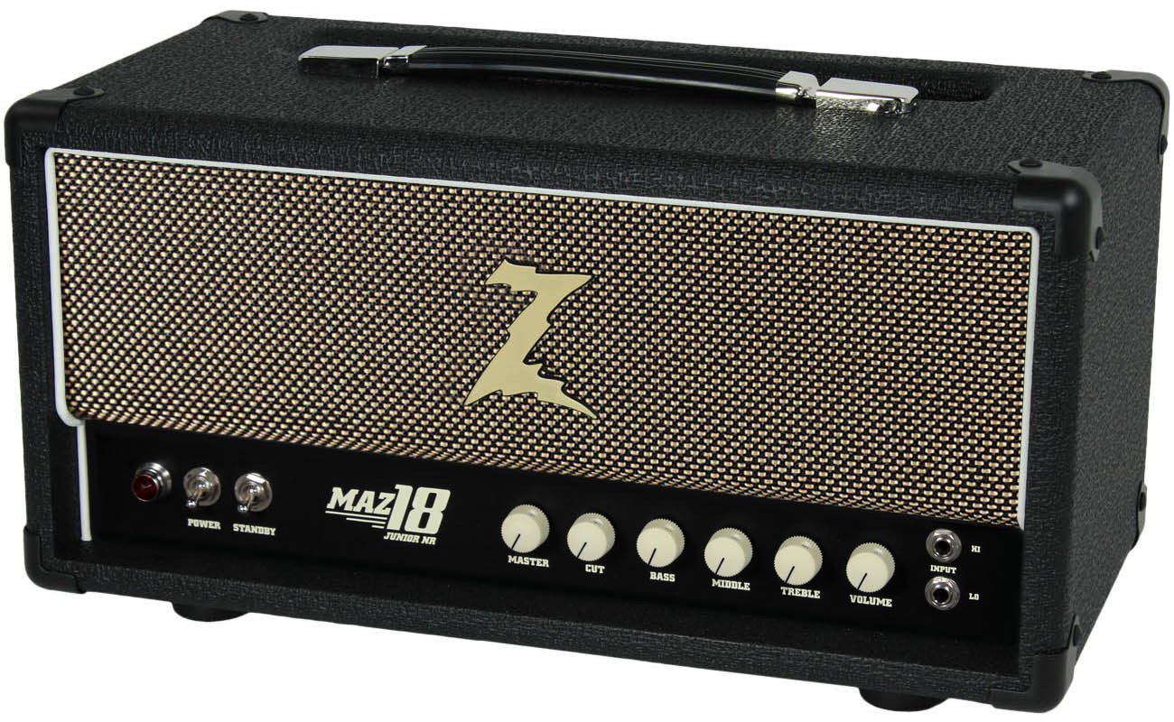 Dr. Z Maz 18 Jr NR MK II Head, Black, Tan | Humbucker Music