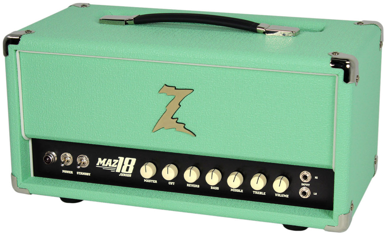 Dr. Z Maz 18 Jr Reverb Head - Surf Green | Humbucker Music