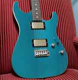 Suhr Pete Thorn Signature Standard HH Guitar, Ocean Turquoise, Wilkinson