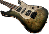 Suhr Custom Standard Guitar in Faded Trans Green Burst