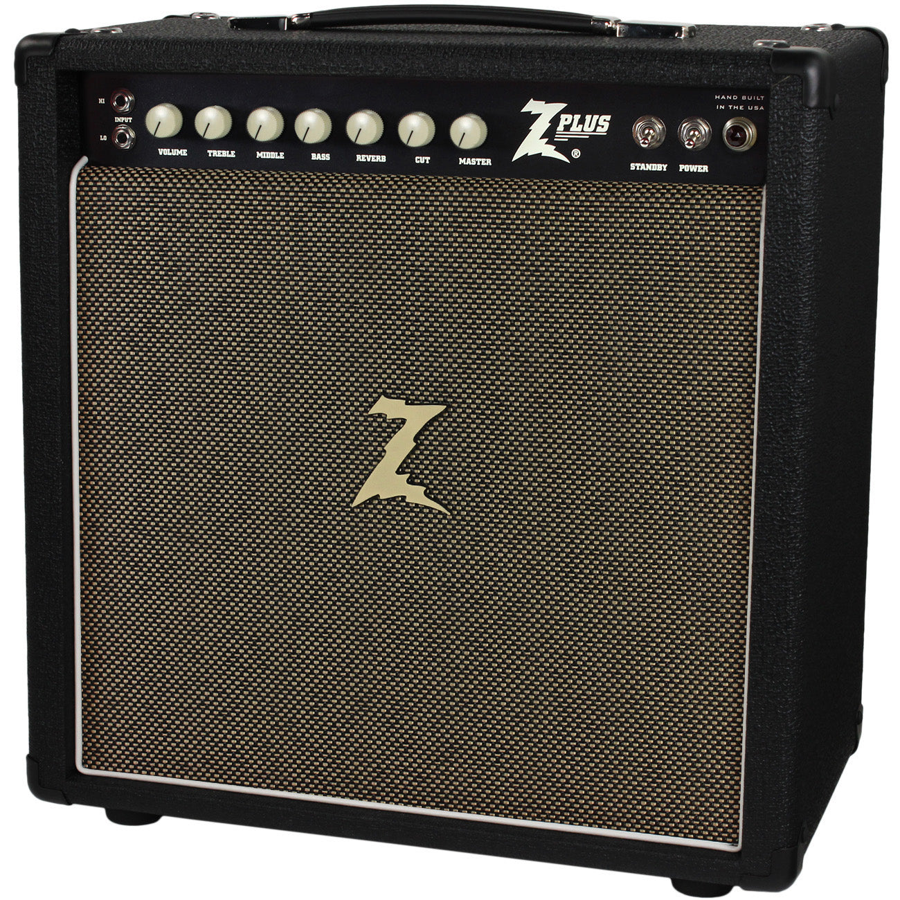 Dr. Z Z-Plus 1x12 Studio Combo, Black, Tan Grille | Humbucker Music