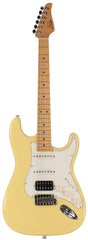 Suhr Classic S HSS Guitar, Vintage Yellow, Maple