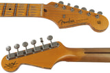 Fender Custom Shop 57 Heavy Relic Strat Limited Guitar, Black o/ 2TS