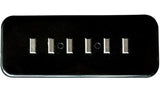 Lollar P-90 Staple Neck Pickup, Black