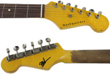 Nash S-63 Guitar, 3-Tone Sunburst, Gold PG, Light Aging