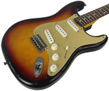 Nash S-63 Guitar, 3-Tone Sunburst, Gold PG, Light Aging