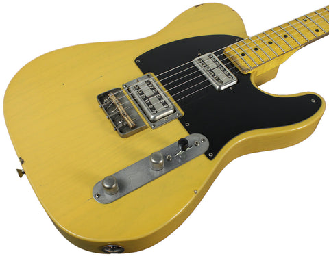 Nash T-2HB Guitar, Butterscotch Blonde, Lollartrons, Medium Aging