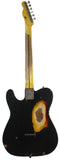 Nash T-57 Guitar, Black over 3 Tone Sunburst, Heavy Relic