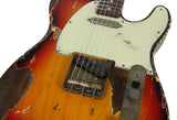 Nash T-63 Guitar, 3 Tone Sunburst - Extra Heavy Relic