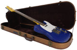 Nash T-63 Guitar, Trans Blue Azure, One Piece Ash