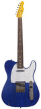 Nash T-63 Guitar, Trans Blue Azure, One Piece Ash