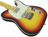 Nash T-2HB Guitar, 3 Tone Sunburst, Lollartrons, Maple