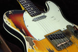 Nash TC-63 Guitar, 3-Tone Burst, Extra-Heavy Aging
