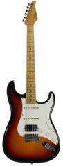 Suhr Classic Antique Guitar, 3 Tone Burst, Maple, HSS