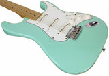 Suhr Classic Antique Guitar, Surf Green, Maple, SSS