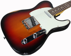 Suhr Classic T Antique Guitar, 3 Tone Burst, Rosewood