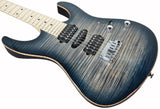 Suhr Modern Pro Guitar, Faded Trans Whale Blue Burst, Maple, HSH
