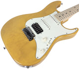 Suhr Throwback Standard Pro Guitar, Trans Straw, Maple