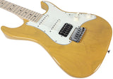 Suhr Throwback Standard Pro Guitar, Trans Straw, Maple